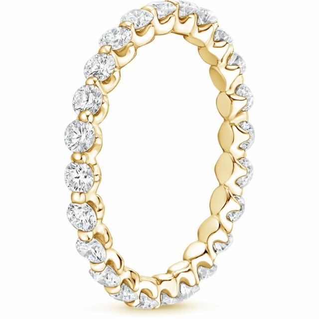 Brilliant Earth Riviera Eternity Lab Diamond Ring