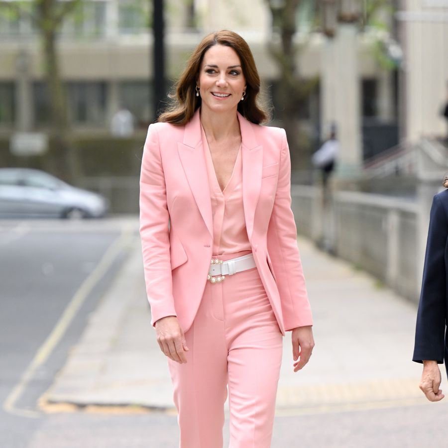 Kate Middleton in pink suit at Foundling Museum London 2023