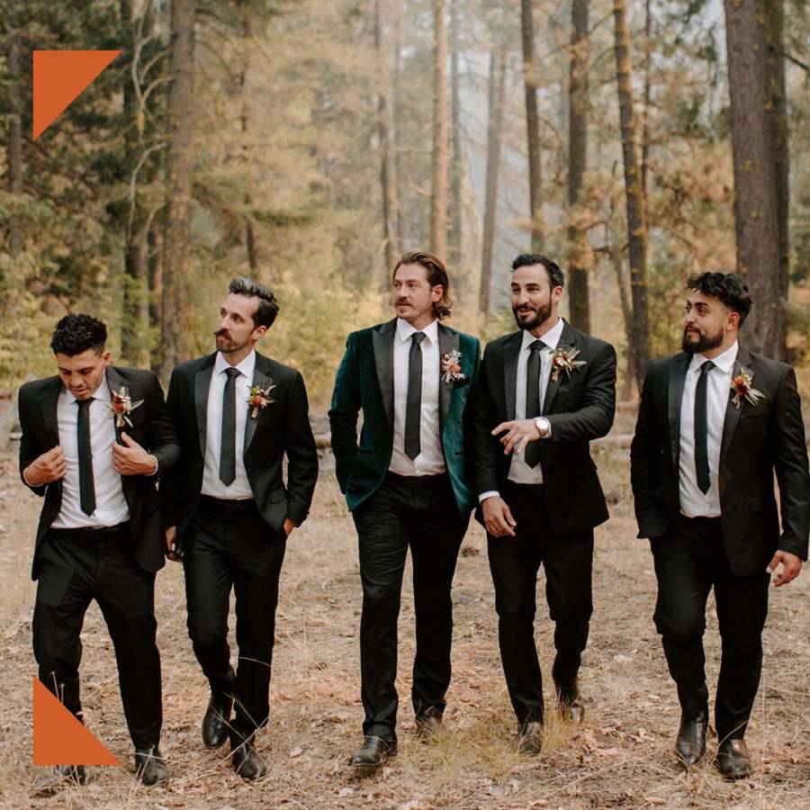 fall groomsmen suits