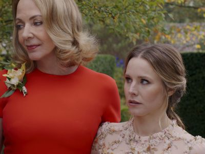 Allison Janney and Kristen Bell in the film "People We Hate at the Wedding"